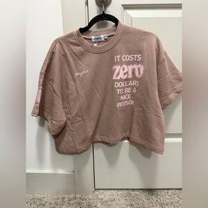 The MayFair Group S/M It Takes Zero Dollars To Be A Nice Person Top. ⚡️💕